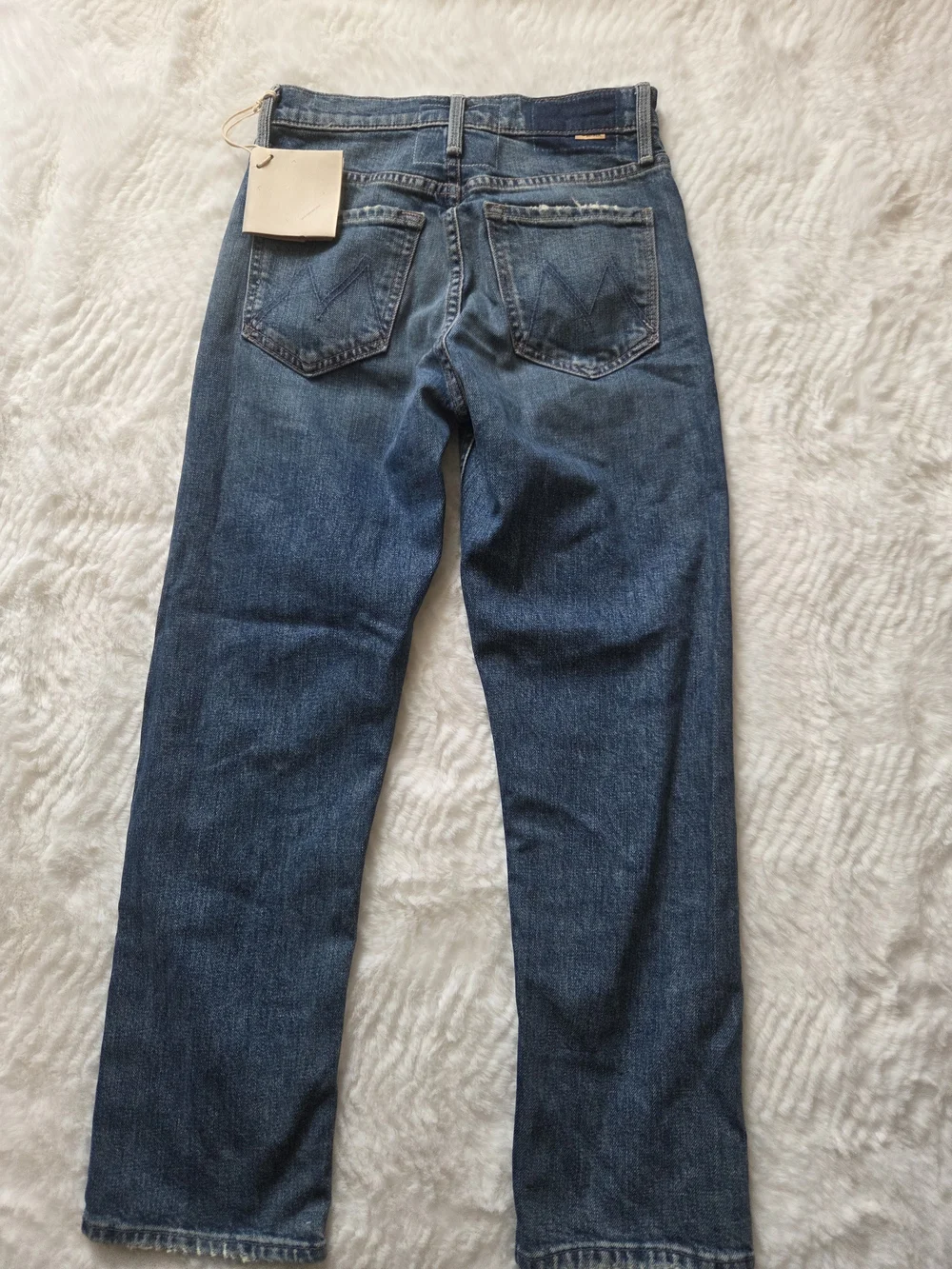 Mother Superior Blue Straight-Leg Men’s Jeans - Picture 5 of 10